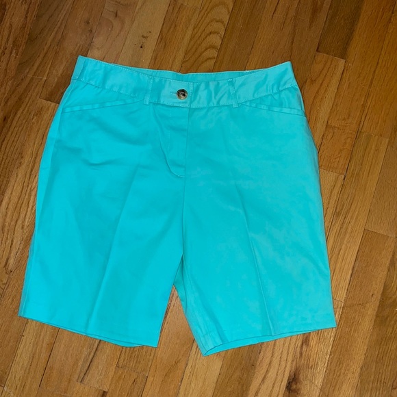 Kim Rogers Pants - Kim Rogers teal shorts size 8